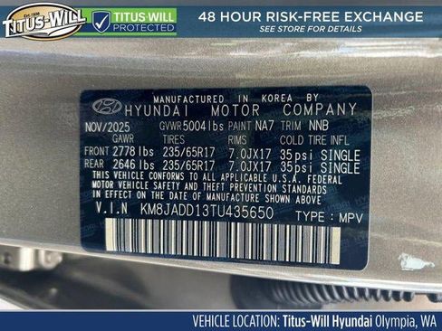 New 2026 Hyundai Tucson Blue SE w/ Tow & Go Package AWD/4WD image 72
