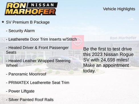 Used 2023 Nissan Rogue SV w/ SV Premium B Package AWD/4WD image 2