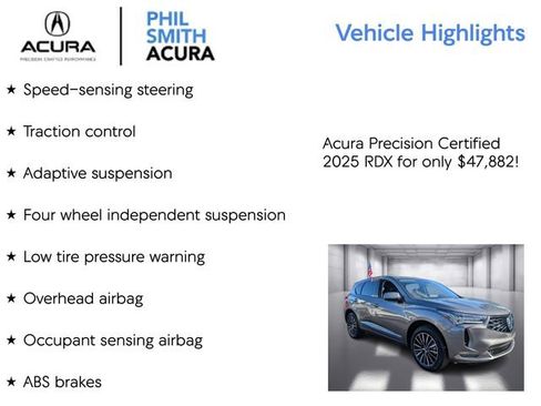 Certified 2025 Acura RDX SH-AWD w/ Advance Package image 13