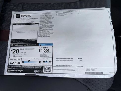 New 2026 Toyota Tundra Capstone AWD/4WD image 24