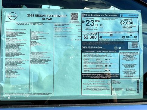 New 2025 Nissan Pathfinder SL image 14