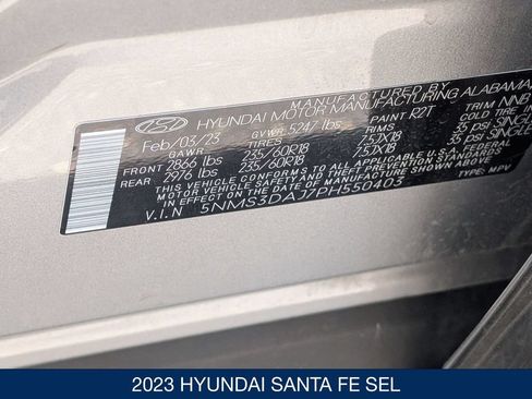 Certified 2023 Hyundai Santa Fe SEL w/ Premium Package AWD/4WD image 36