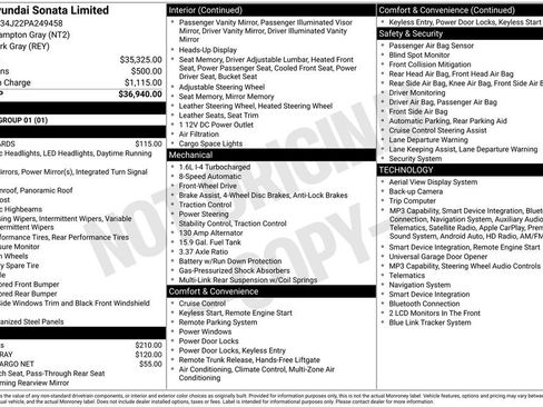 Used 2023 Hyundai Sonata Limited FWD image 5