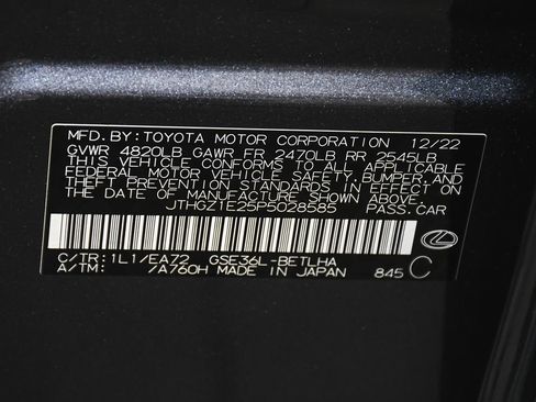 Used 2023 Lexus IS 350 F Sport w/ Memory Package AWD/4WD image 16