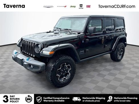 Used 2023 Jeep Wrangler Unlimited Rubicon 4xe w/ Cold Weather Group AWD/4WD image 1