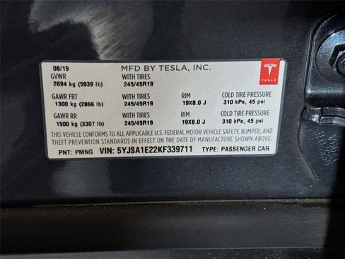 Used 2019 Tesla Model S Long Range AWD/4WD image 34