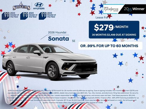 New 2026 Hyundai Sonata SE FWD image 2