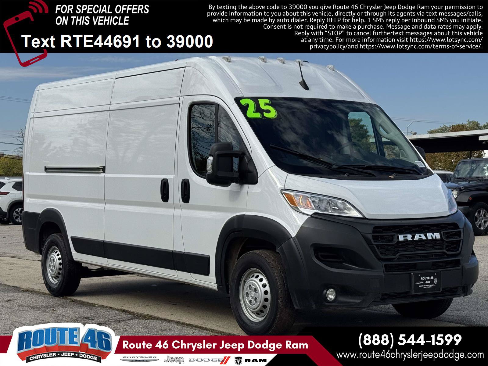Used 2026 RAM ProMaster 2500 w/ Convenience Group FWD image 1