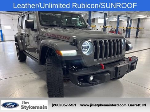 Used 2021 Jeep Wrangler Unlimited Rubicon w/ Uconnect 4C Nav & Sound Group AWD/4WD image 36