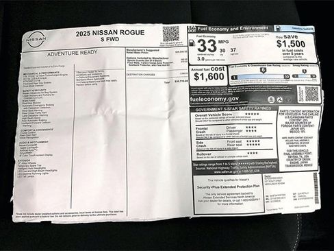 New 2025 Nissan Rogue S image 36