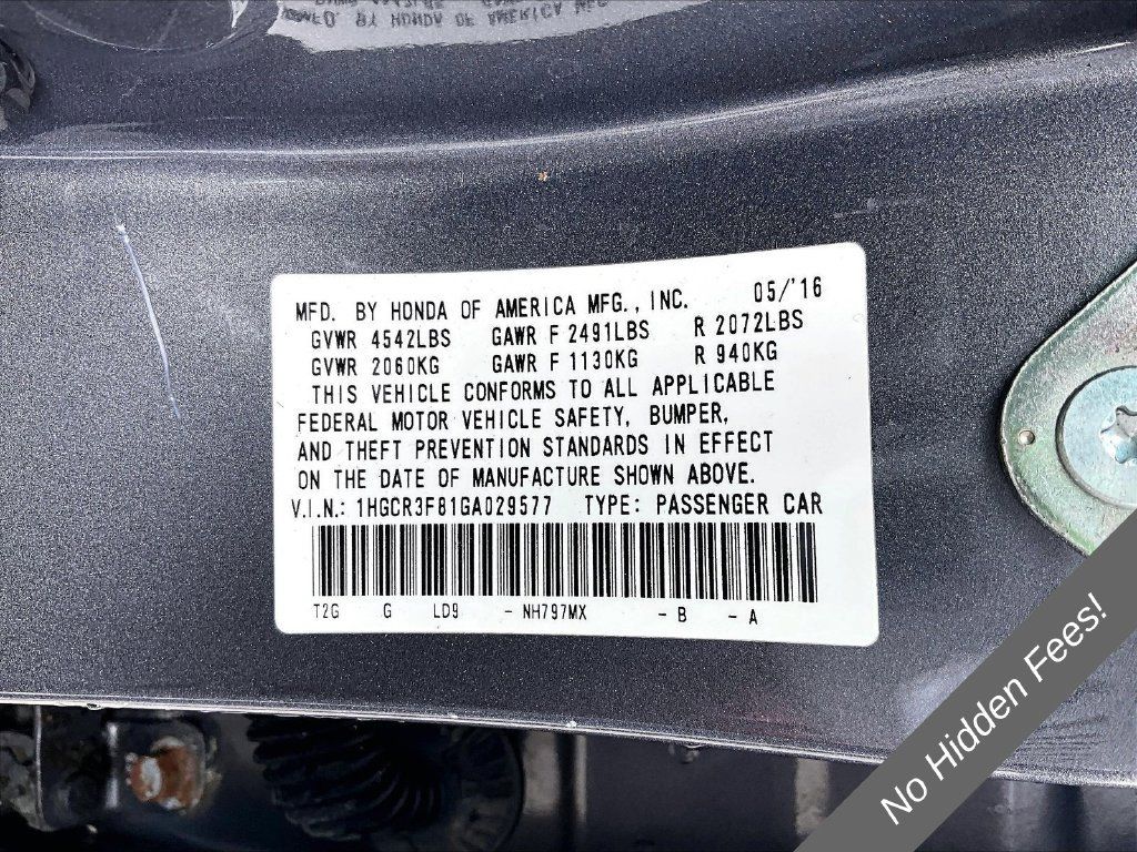 Used 2016 Honda Accord EX-L image 26