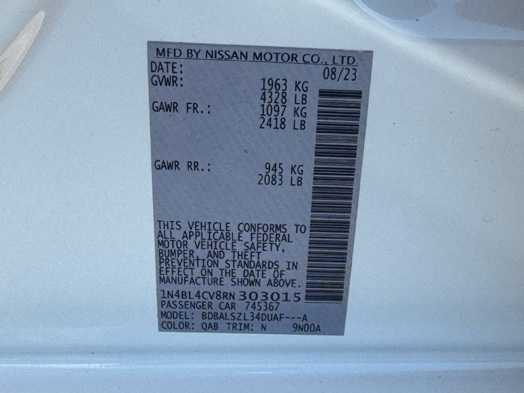 Used 2024 Nissan Altima 2.5 SR w/ SR Premium Package FWD image 36