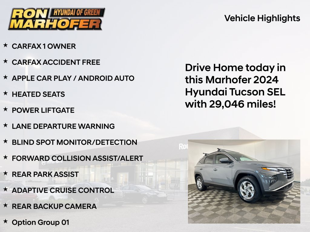 Certified 2024 Hyundai Tucson SEL AWD/4WD image 16