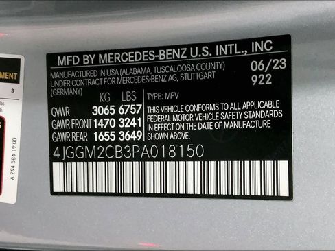 Certified 2023 Mercedes-Benz EQE 500 4MATIC SUV image 33