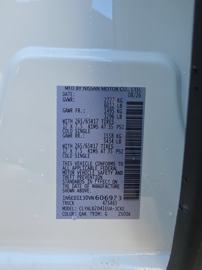 New 2027 Nissan Frontier SV w/ Tow Package RWD image 31