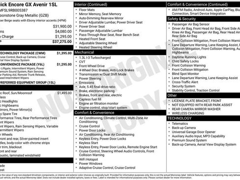 Certified 2024 Buick Encore GX Avenir w/ Avenir Technology Package FWD image 5