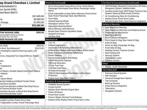 New 2025 Jeep Grand Cherokee L Limited w/ Trailer Tow Package image 20