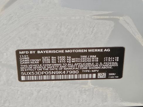 Used 2022 BMW X3 xDrive30i image 24