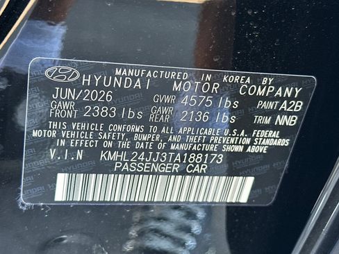 New 2026 Hyundai Sonata Blue FWD image 27