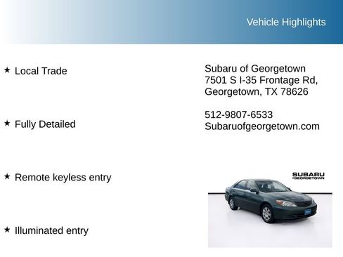 Used 2003 Toyota Camry LE image 9