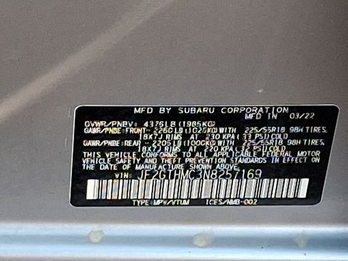 Used 2022 Subaru Crosstrek 2.5i Limited w/ Moonroof Package 1 image 26