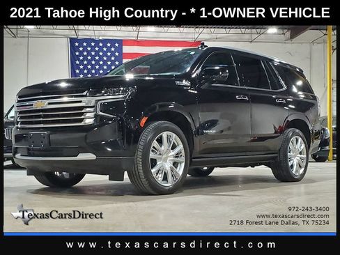 Used 2021 Chevrolet Tahoe High Country RWD image 1