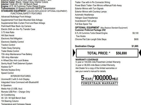 Used 2019 RAM 2500 Big Horn image 7