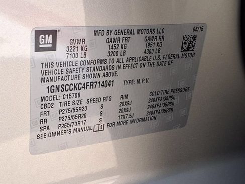 Used 2015 Chevrolet Tahoe LTZ RWD image 10