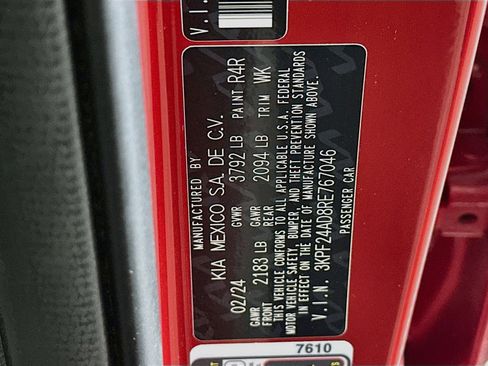 Used 2024 Kia Forte LXS FWD image 12