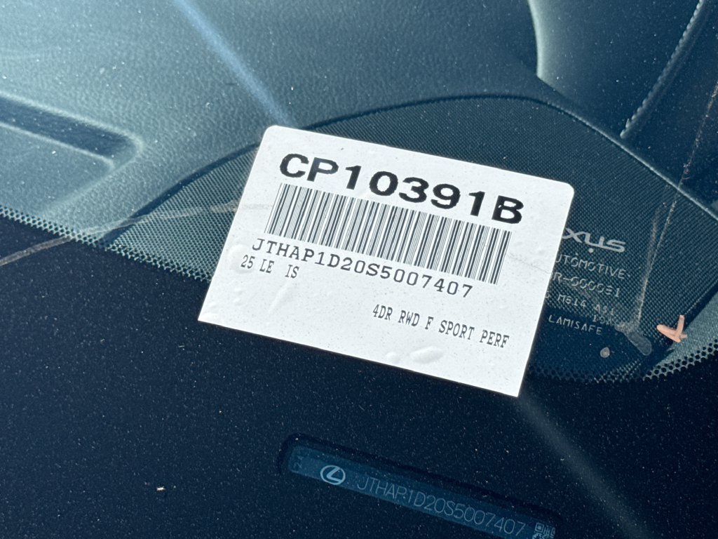 Used 2025 Lexus IS 500 RWD image 16