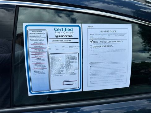 Certified 2023 Honda Accord EX image 11