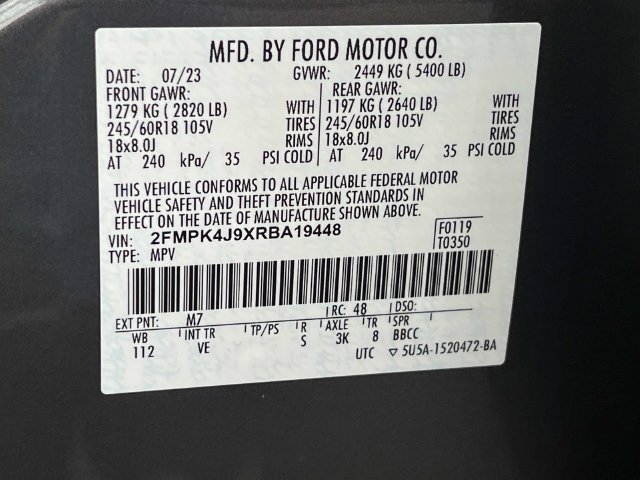 Certified 2024 Ford Edge SEL w/ Convenience Package AWD/4WD image 19
