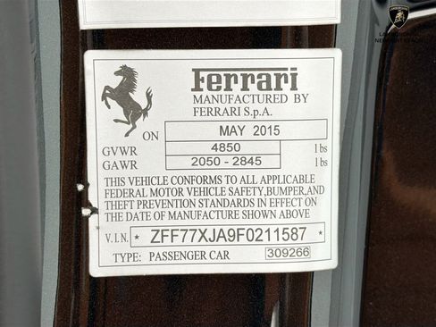 Used 2015 Ferrari California T RWD image 46