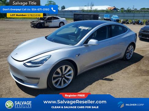 Used 2018 Tesla Model 3 AWD/4WD image 1