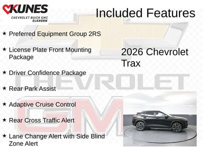 New 2026 Chevrolet Trax RS w/ Driver Confidence Package