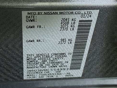Used 2024 Nissan Leaf S FWD image 12