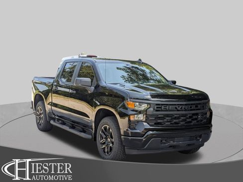 New 2026 Chevrolet Silverado 1500 Custom w/ Turbomax Blackout Package AWD/4WD image 1
