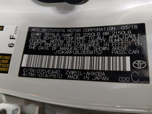 Used 2018 Toyota Prius Four image 33