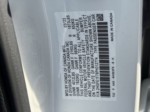 Used 2023 Honda Civic EX image 26