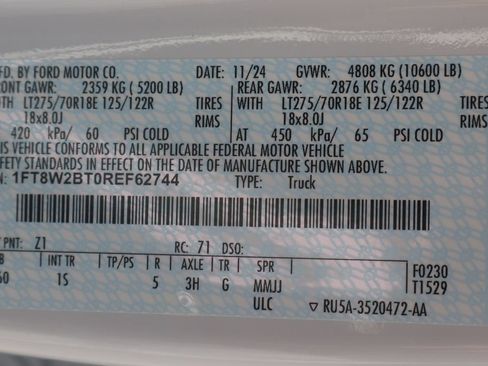 Used 2024 Ford F250 XL w/ STX Appearance Package AWD/4WD image 58