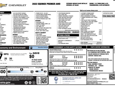 Used 2022 Chevrolet Equinox Premier image 2