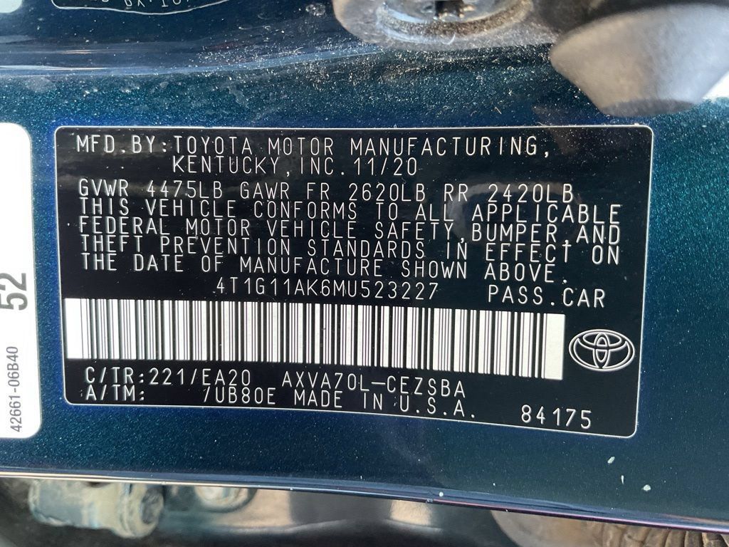 Used 2021 Toyota Camry SE FWD image 40