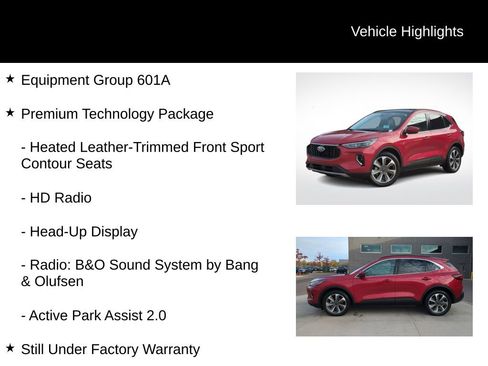 Certified 2023 Ford Escape Platinum w/ Premium Technology Package image 6
