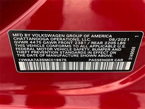 Used 2021 Volkswagen Passat 2.0T S image 27