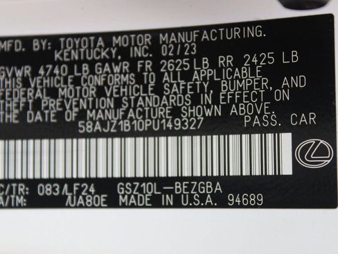 Used 2023 Lexus ES 350 F Sport w/ Accessory Package (Z1) image 19