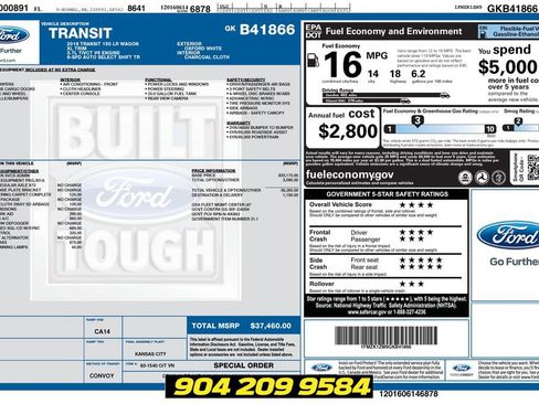 Used 2016 Ford Transit 150 XL RWD image 36