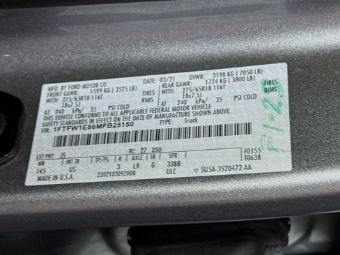 Used 2021 Ford F150 XLT w/ Equipment Group 302A High AWD/4WD image 36
