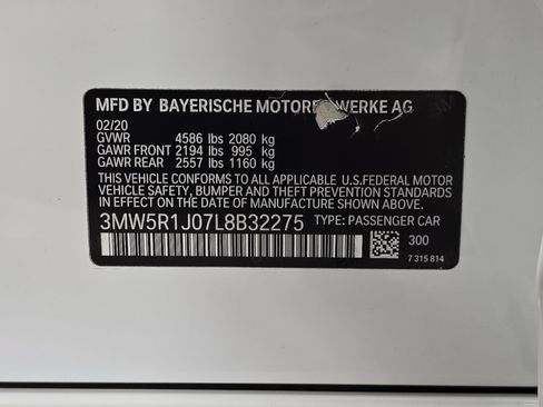 Used 2020 BMW 330i Sedan w/ Convenience Package RWD image 33