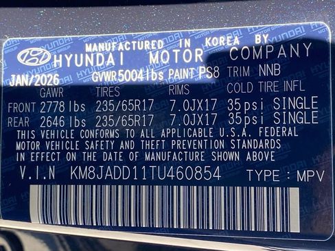 New 2026 Hyundai Tucson Blue SE w/ Tow & Go Package AWD/4WD image 41