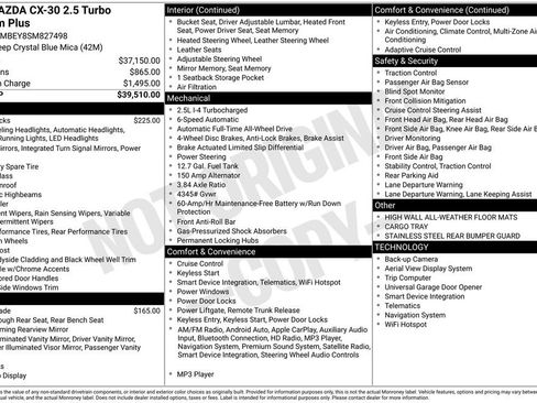 Used 2025 MAZDA CX-30 2.5 Turbo w/ Premium Plus Pkg image 4